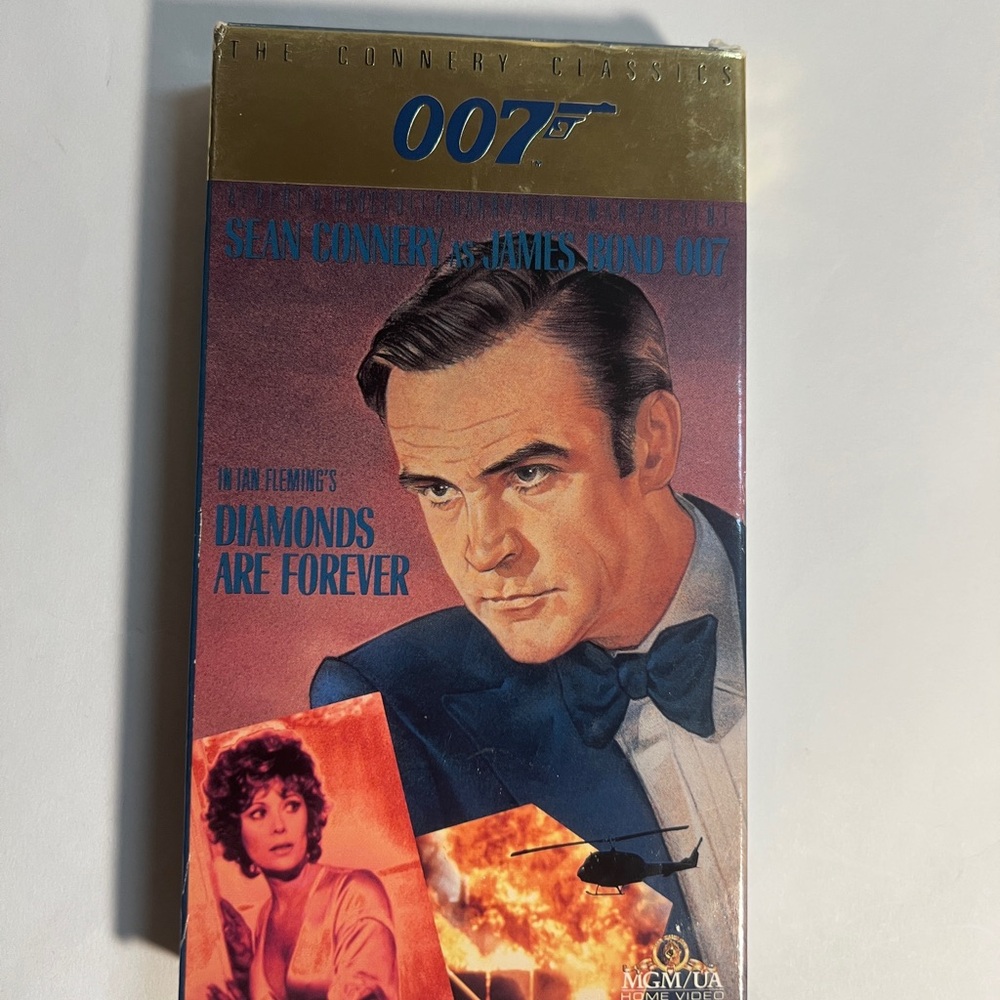 Diamonds Are Forever DVD - Blue & Gold